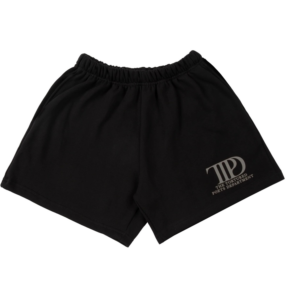 TTPD Black Sweat Shorts